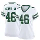 ＃46 Women's Ryan Cooper Jr. White Game New York Jets Legacy Jersey