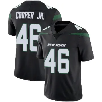 ＃46 Youth Ryan Cooper Jr. Black Limited New York Jets Stealth Vapor Jersey