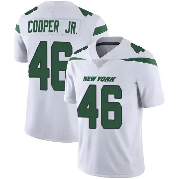 ＃46 Youth Ryan Cooper Jr. White Limited New York Jets Spotlight Vapor Jersey
