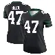 ＃47 Women's Andrew Beck Black Legend New York Jets Legacy Jersey
