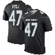 ＃47 Youth Andrew Beck Black Legend New York Jets Stealth Color Rush Jersey