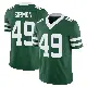 ＃49 Men's Jackson Sirmon Green Limited New York Jets Legacy Vapor F.U.S.E. Jersey