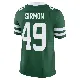 ＃49 Men's Jackson Sirmon Green Limited New York Jets Legacy Vapor F.U.S.E. Jersey