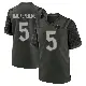＃5 Men's Christian Hackenberg Green Game New York Jets Gotham 2025 Rivalries Collection Jersey