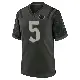 ＃5 Men's Christian Hackenberg Green Game New York Jets Gotham 2025 Rivalries Collection Jersey