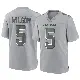 ＃5 Youth Garrett Wilson Gray Game New York Jets Atmosphere Fashion Jersey