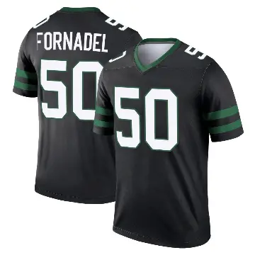 ＃50 Men's Liam Fornadel Black Legend New York Jets Legacy Jersey