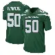 ＃50 Men's Liam Fornadel Green Game New York Jets Gotham Jersey