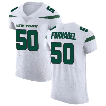 ＃50 Men's Liam Fornadel White Elite New York Jets Spotlight Vapor Untouchable Jersey