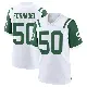 ＃50 Men's Liam Fornadel White Game New York Jets Classic Alternate Jersey
