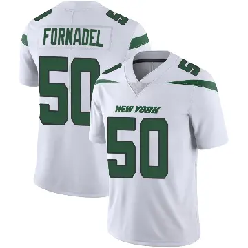 ＃50 Men's Liam Fornadel White Limited New York Jets Spotlight Vapor Jersey
