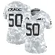 ＃50 Women's Liam Fornadel Arctic Camo Limited New York Jets 2024 Salute to Service Jersey