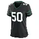 ＃50 Women's Liam Fornadel Black Game New York Jets Legacy Alternate Jersey