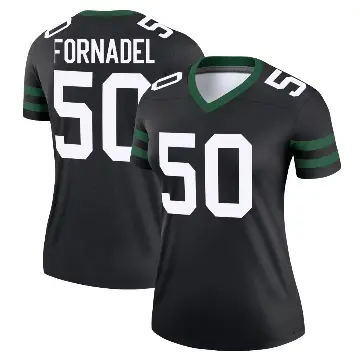 ＃50 Women's Liam Fornadel Black Legend New York Jets Legacy Jersey