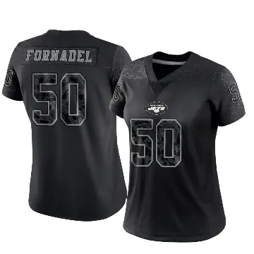 ＃50 Women's Liam Fornadel Black Limited New York Jets Reflective Jersey