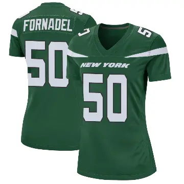 ＃50 Women's Liam Fornadel Green Game New York Jets Gotham Jersey