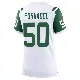 ＃50 Women's Liam Fornadel White Game New York Jets Classic Alternate Jersey