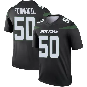 ＃50 Youth Liam Fornadel Black Legend New York Jets Stealth Color Rush Jersey