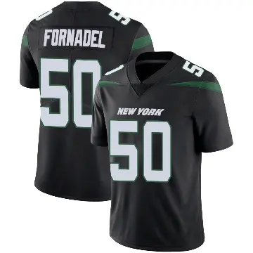 ＃50 Youth Liam Fornadel Black Limited New York Jets Stealth Vapor Jersey