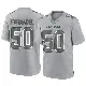 ＃50 Youth Liam Fornadel Gray Game New York Jets Atmosphere Fashion Jersey