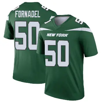 ＃50 Youth Liam Fornadel Green Legend New York Jets Gotham Player Jersey