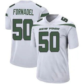 ＃50 Youth Liam Fornadel White Game New York Jets Spotlight Jersey
