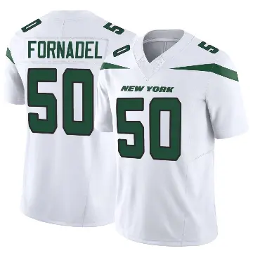 ＃50 Youth Liam Fornadel White Limited New York Jets Vapor F.U.S.E. Jersey