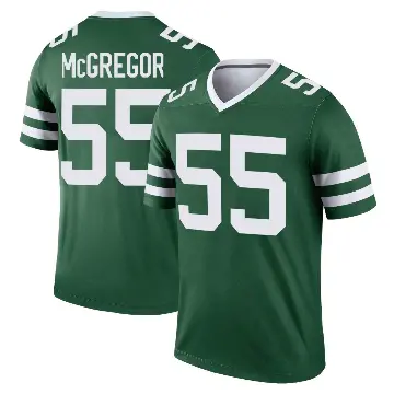 ＃55 Youth Braiden McGregor Green Legend New York Jets Legacy Jersey
