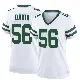 ＃56 Women's Demario Davis White Game New York Jets Legacy Jersey