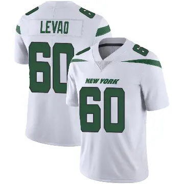 ＃60 Men's Kohl Levao White Limited New York Jets Spotlight Vapor Jersey