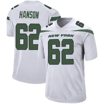 ＃62 Youth Jake Hanson White Game New York Jets Spotlight Jersey