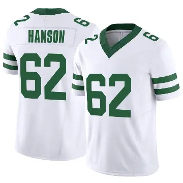 ＃62 Youth Jake Hanson White Limited New York Jets Legacy Vapor F.U.S.E. Jersey
