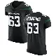 ＃63 Men's Grant Hermanns Black Elite New York Jets Stealth Vapor Untouchable Jersey