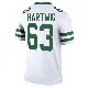＃63 Men's Gus Hartwig White Legend New York Jets Legacy Jersey