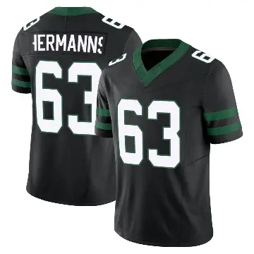 ＃63 Youth Grant Hermanns Black Limited New York Jets Legacy Alternate Vapor F.U.S.E. Jersey