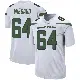 ＃64 Men's Leander Wiegand White Game New York Jets Spotlight Jersey
