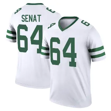 ＃64 Youth Greg Senat White Legend New York Jets Legacy Jersey