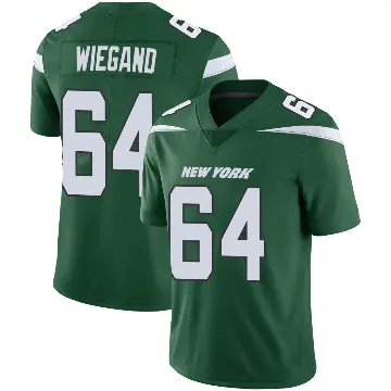 ＃64 Youth Leander Wiegand Green Limited New York Jets Gotham Vapor Jersey
