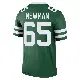 ＃65 Men's Xavier Newman Green Legend New York Jets Legacy Jersey