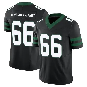 ＃66 Men's Laurent Duvernay-Tardif Black Limited New York Jets Legacy Alternate Vapor F.U.S.E. Jersey