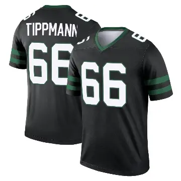 ＃66 Youth Joe Tippmann Black Legend New York Jets Legacy Jersey