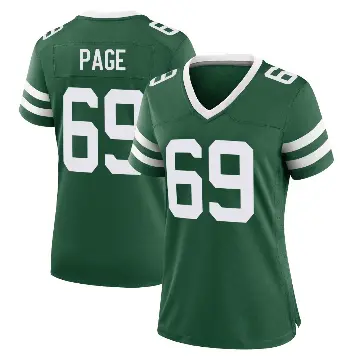 ＃69 Women's Payton Page Green Game New York Jets Legacy Jersey