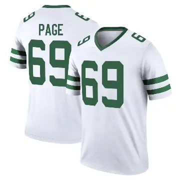 ＃69 Youth Payton Page White Legend New York Jets Legacy Jersey