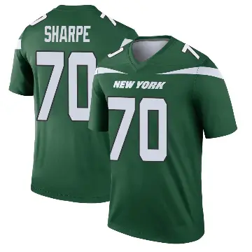 ＃70 Youth David Sharpe Green Legend New York Jets Gotham Player Jersey