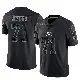 ＃71 Men's Josh Myers Black Limited New York Jets Reflective Jersey