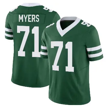 ＃71 Men's Josh Myers Green Limited New York Jets Legacy Vapor F.U.S.E. Jersey