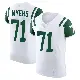 ＃71 Men's Josh Myers White Elite New York Jets Classic Alternate Vapor F.U.S.E. Jersey