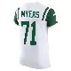 ＃71 Men's Josh Myers White Elite New York Jets Classic Alternate Vapor F.U.S.E. Jersey