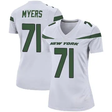 ＃71 Women's Josh Myers White Game New York Jets Spotlight Jersey