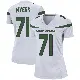 ＃71 Women's Josh Myers White Game New York Jets Spotlight Jersey